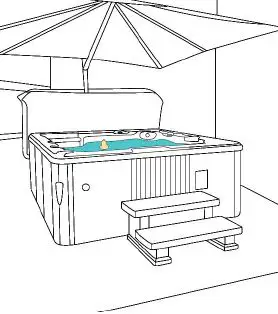 CANADIAN SPA MUSKOKA 5 Person 14 Jet Portable Plug and Play Hot Tub-8
