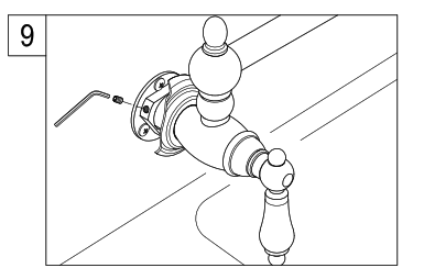 KINGSTON KS3107BAL Brass Two-Handle Wall Mount Pot Filler In Polished Brass - fig asd