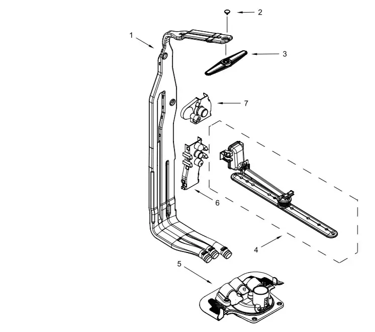MAYTAG MDB8959SKZ Undercounter Dishwasher-UPPER WASH