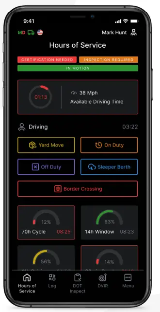 Apps Phantom ELD App for Apple Devices fig 8
