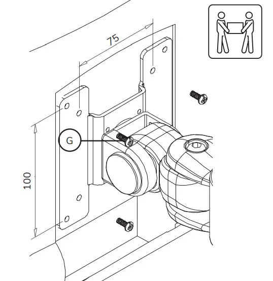 Neomounts FPMA-D965 Monitor Desk Mount - STEP 3