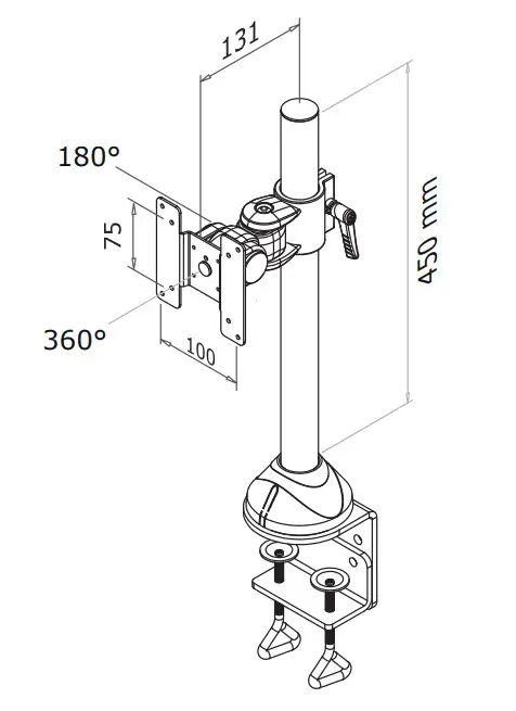 Neomounts FPMA-D965 Monitor Desk Mount