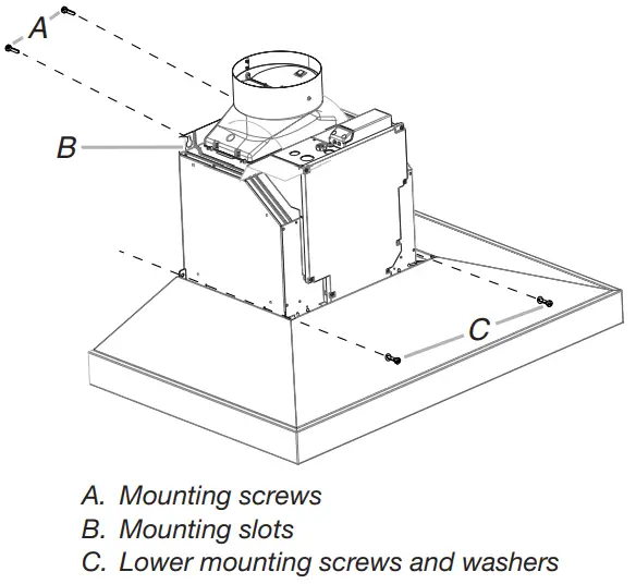 KitchenAid KVWB406DSS Wall Mount Canopy Range Hood - Install Range Hood
