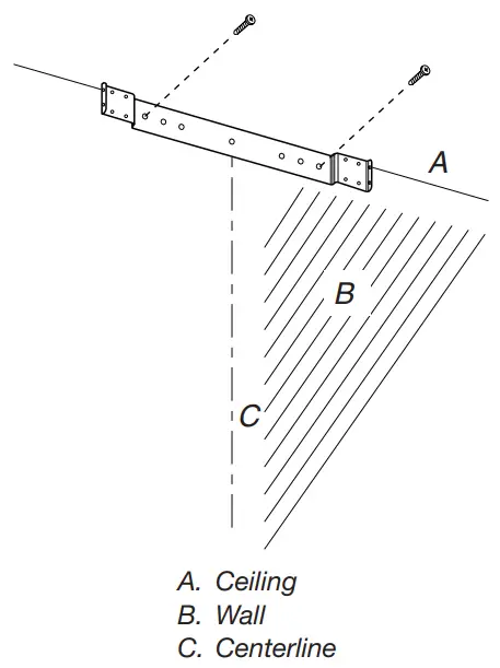 KitchenAid KVWB406DSS Wall Mount Canopy Range Hood - Vent Cover Bracket