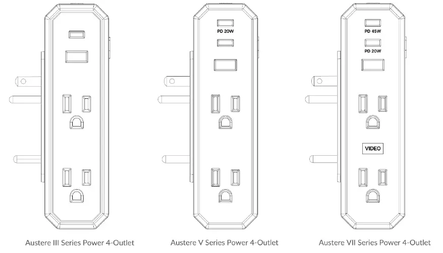 AUSTERE-3S-PS4-US1-Power-Series-Surge-Suppressor-fig-7
