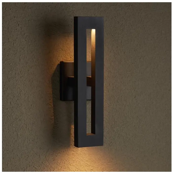 Hardware 944724 Paddock 2-Light 22-in Black Integrated