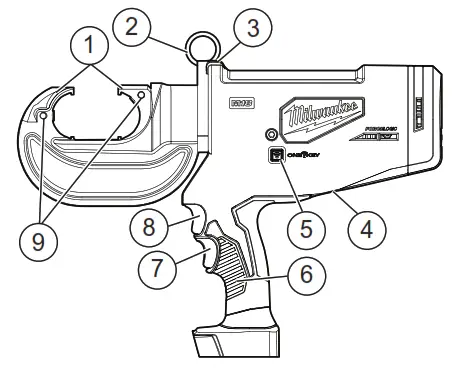 milwaukee 2779 20 M18 Force Logic 750 Mcm Crimper - fig