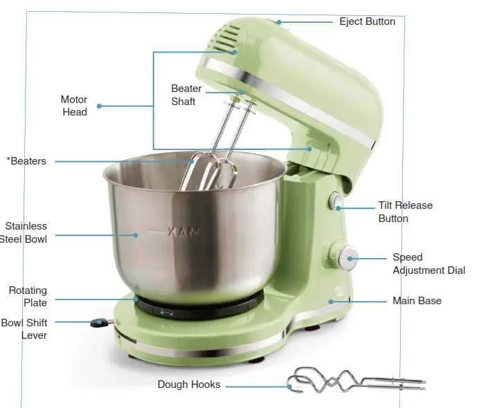 DASH DCSM350 Electric Stand Mixer - icon