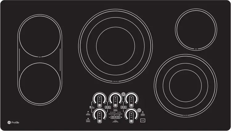 GE Profile PEP9036DT 36 Inch Built-In Touch-Control Electric Cooktop