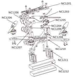 FIG 1 Eachine NOVICE-II 1-2S Brushless Micro Drone Item