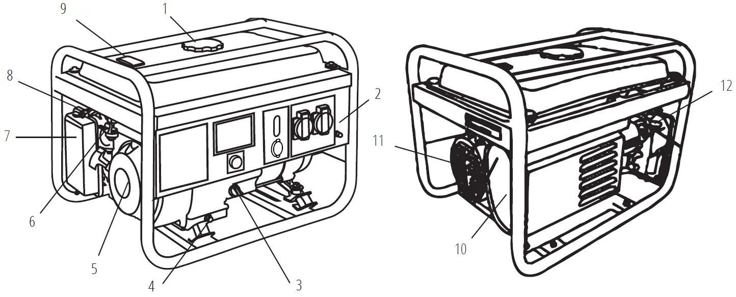 K nner S hnen KSB 30A Gasoline Generator 01