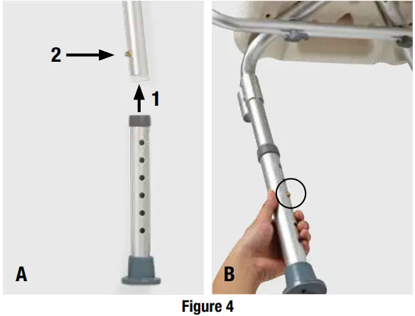 GUARDIAN Bath Bench with Back and Arms-Assembly Instructions4