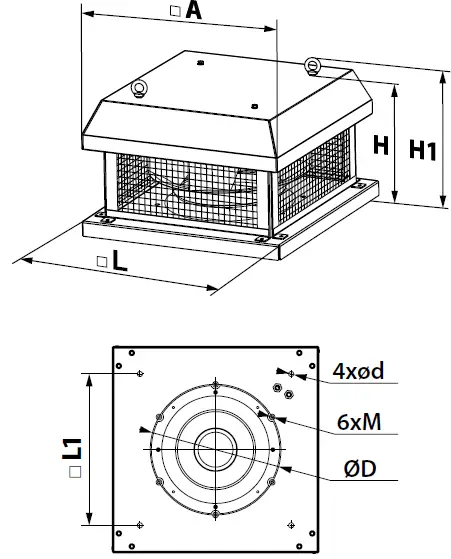 BLAUBERG TOWER-V EC Centrifugal Roof Fans 03