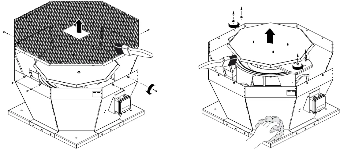 BLAUBERG TOWER-V EC Centrifugal Roof Fans 14