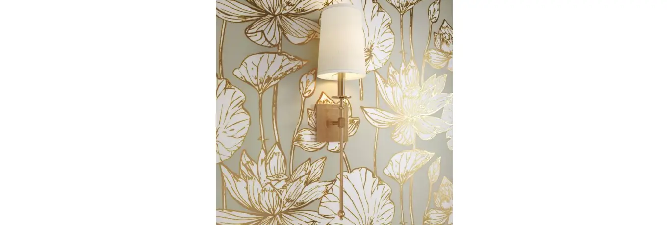 Signature Hardware 953489 24 Inch Tall Wall Sconce With Fabric Shade Installation Guide