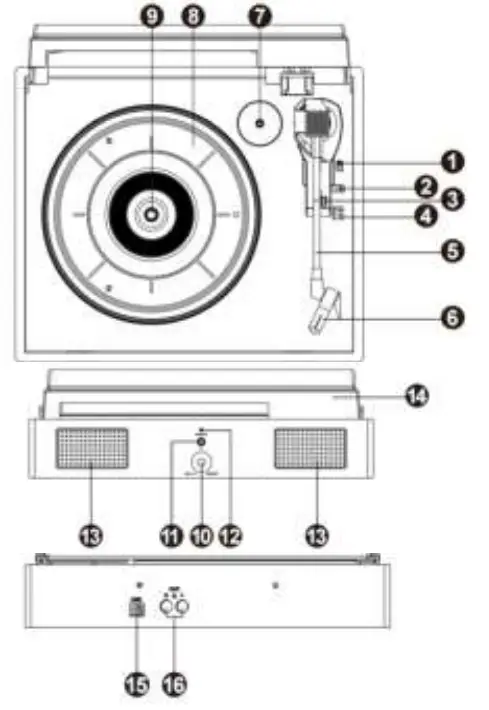 FENTON RP106 Series Record Player - fig
