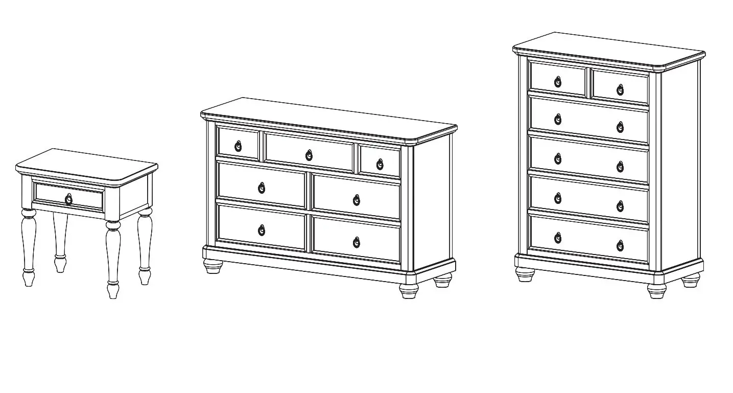 Evolur 4400 Glam Dressers Instruction Manual