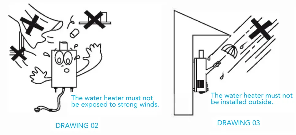 Marey GA6FLP 1.58GPM Liquid Propane Tankless Water Heater - fig 2