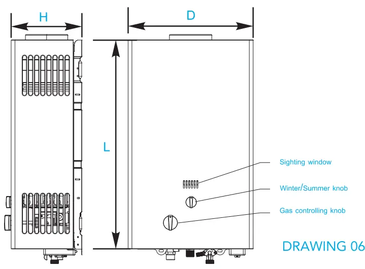 Marey GA6FLP 1.58GPM Liquid Propane Tankless Water Heater - fig 6