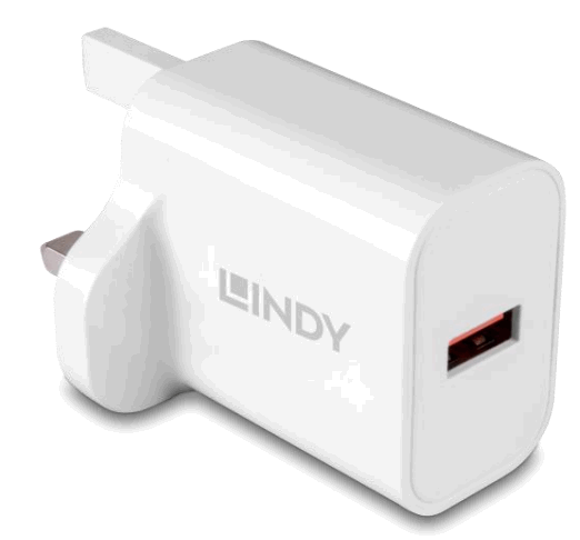 LINDY 73415 18W USB Type A Charger