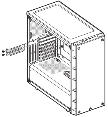 CORSAIR iCUE 465X RGB Mid Tower Smart Case -INSTALLING PCI-e CARDSS
