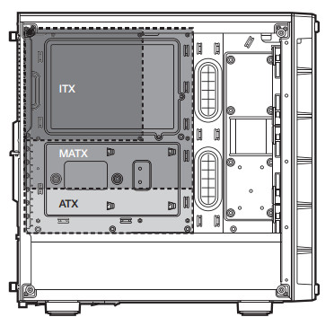 CORSAIR iCUE 465X RGB Mid Tower Smart Case - INSTALLING THE MOTHERBOARD
