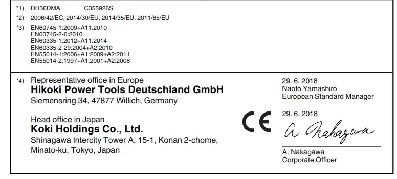 HiKOKI DH36DMAWAZ Cordless Combined Hammer 36V - ce