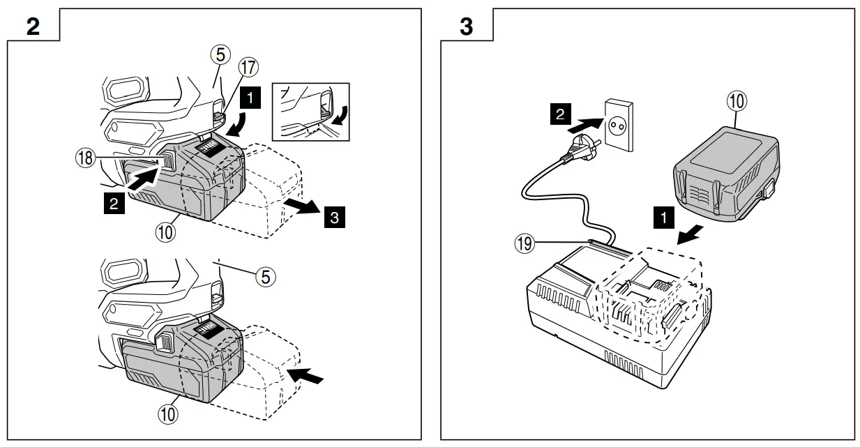 HiKOKI DH36DMAWAZ Cordless Combined Hammer 36V - fig 2