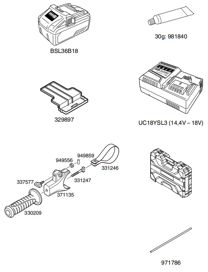 HiKOKI DH36DMAWAZ Cordless Combined Hammer 36V - fig 23