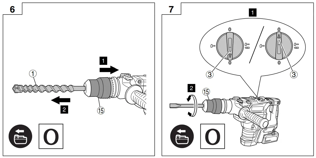 HiKOKI DH36DMAWAZ Cordless Combined Hammer 36V - fig 5