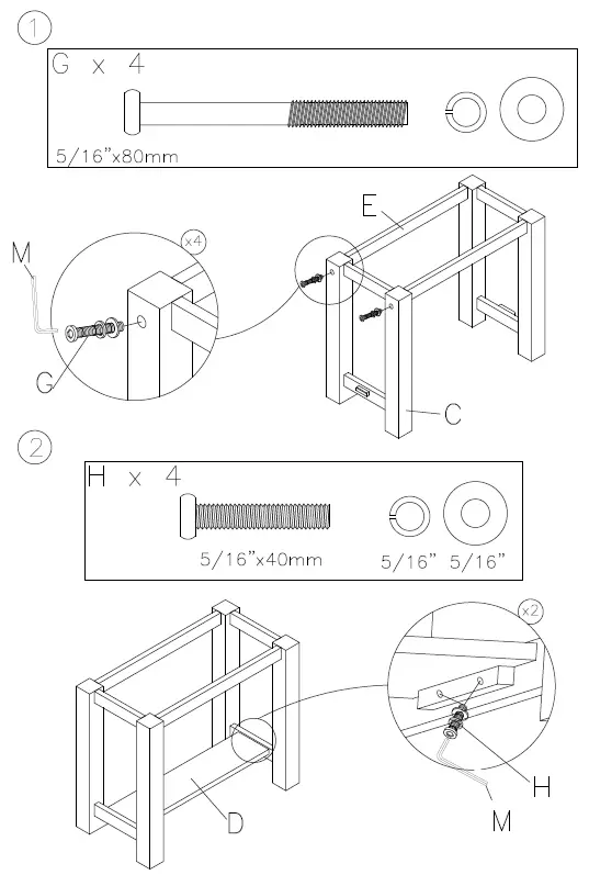 ASHLEY D629-45 Myshanna Dining Extension Table 2