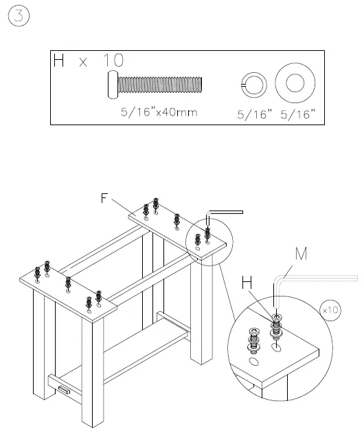 ASHLEY D629-45 Myshanna Dining Extension Table 3