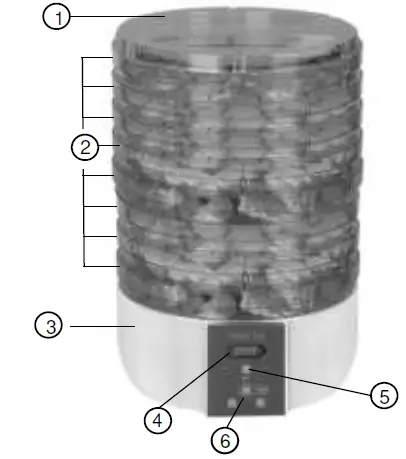 marta MT-FD1886 Electric Food Dryer 1