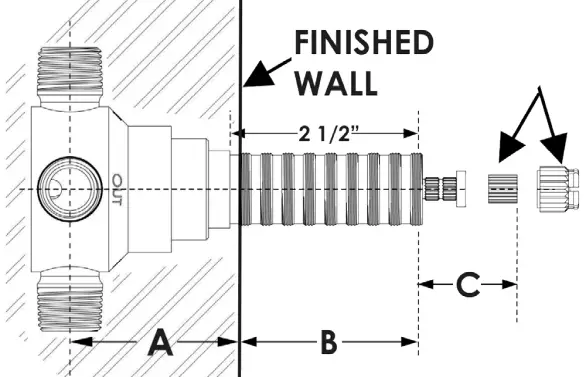 ROHL-A4911BO-Volume-Control-Rough-Valve-fig-12