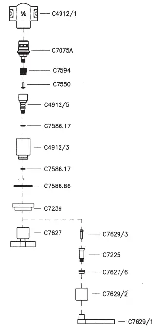 ROHL-A4911BO-Volume-Control-Rough-Valve-fig-5