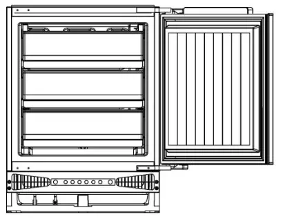 Hoover HBFUP 140 NKE 1 Freezers - Figure 1