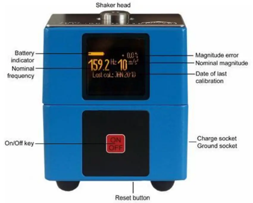 PCE Instruments PCE-VC 20 Portable Shaker Vibration Calibrator - parts