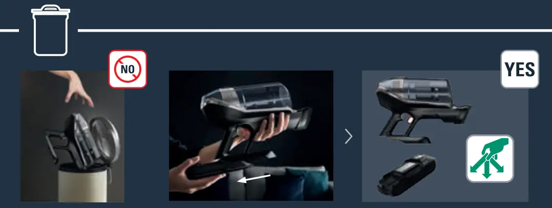 X-FORCE RH99 Flex Handstick Cordless Vacuum Cleaner - Fig 11