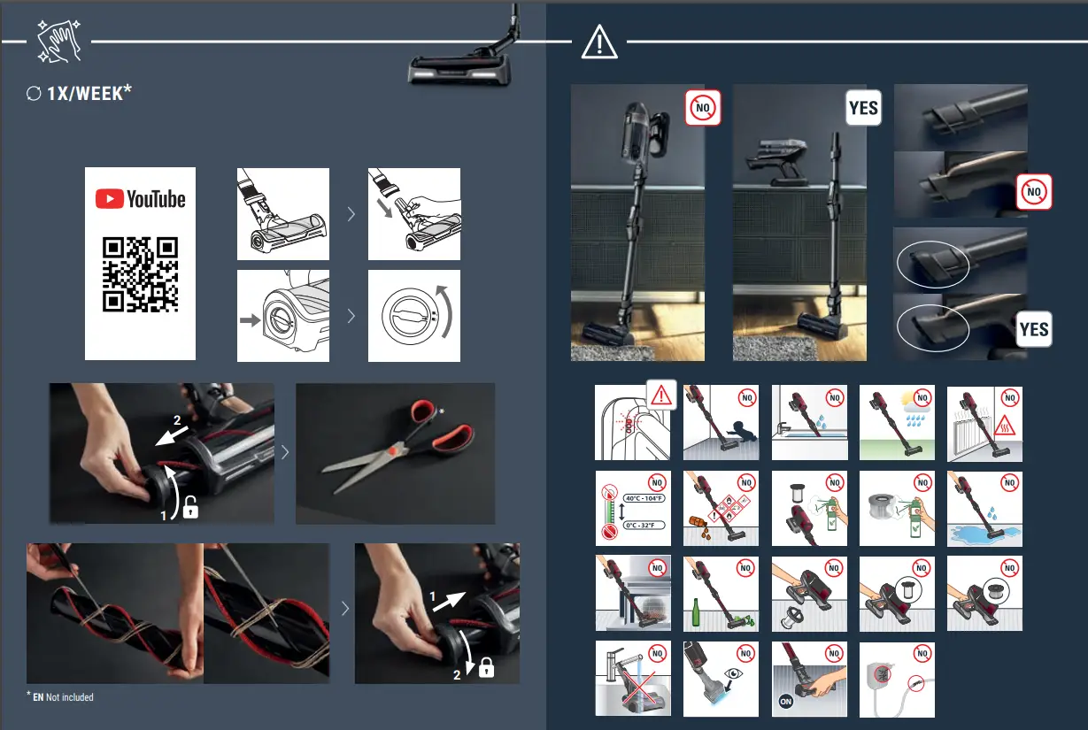 X-FORCE RH99 Flex Handstick Cordless Vacuum Cleaner - Fig 9