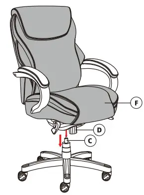 LA-Z-BOY 45779 Executive Air Chair -Step 8
