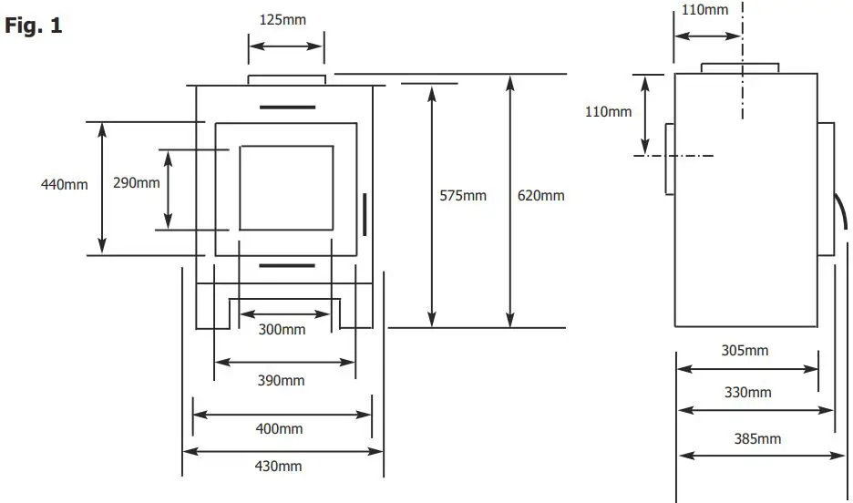 portway PCMSB3 Multi Fuel Stove-fig2