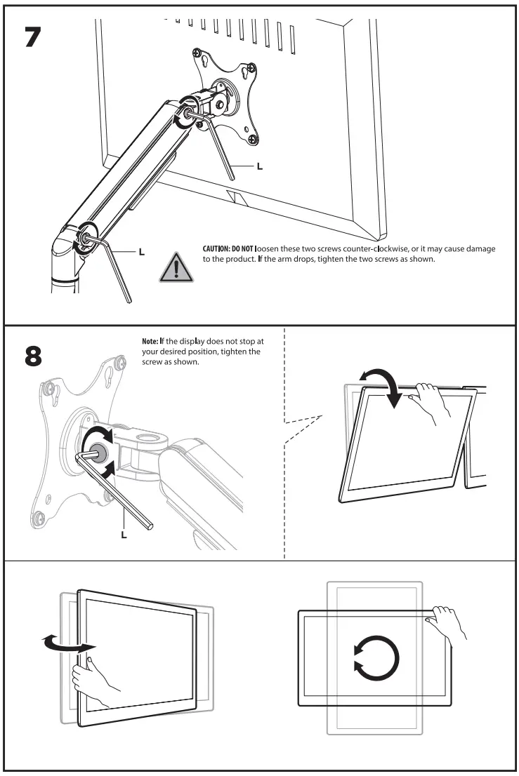 TooQ DB4132TNR Desk Stand 2 Screens 17 Inch and 32 Inch - fig 2