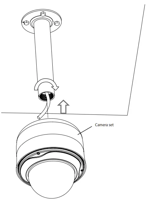 Hanwha-Techwin-SBP-300CMW-Ceiling-Mount-Adaptor-V-FIG-4