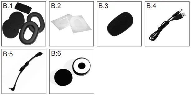 Hellberg Xstream Headband Hearing Protection - spare parts