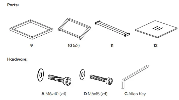 kogan OVLOUISLSGA Louise Lounge Set - Parts 2