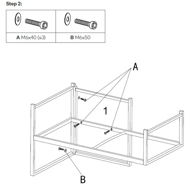kogan OVLOUISLSGA Louise Lounge Set - Step 2