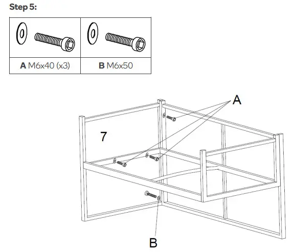 kogan OVLOUISLSGA Louise Lounge Set - Step 5