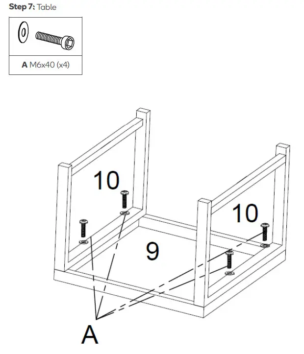 kogan OVLOUISLSGA Louise Lounge Set - Step 7