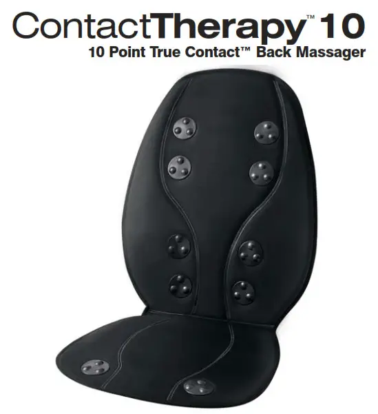 Homedics BK-7000 ContactTherapy10 10 Point True Contact Back Massager