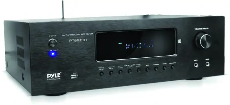 PYLE PT696BT Wireless BT Streaming Home Theater Receiver - Cover
